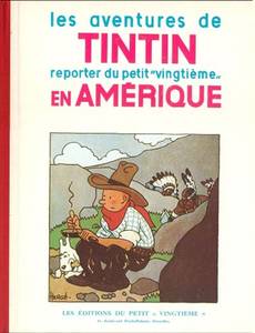 Couverture de l'album Tintin en Amérique