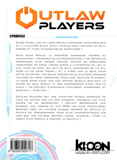 Aperçu de l'album Outlaw Players tome 1