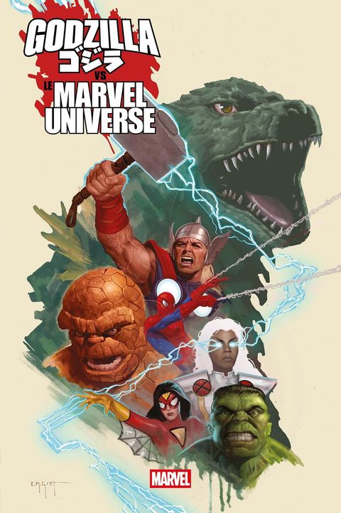 Couverture de l'album Godzilla vs the Marvel Universe