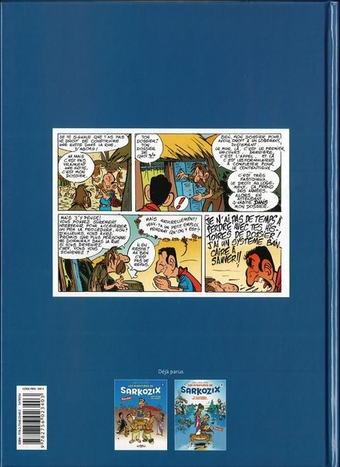 Aperçu de l'album Les Aventures de Sarkozix tome 2 - Et ils Coulèrent des Jours Heureux...