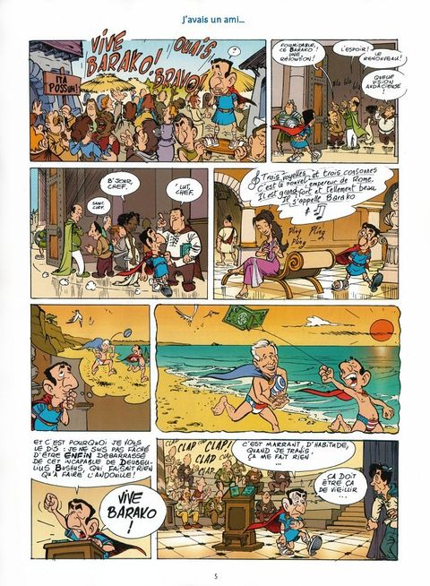 Aperçu de l'album Les Aventures de Sarkozix tome 2 - Et ils Coulèrent des Jours Heureux...