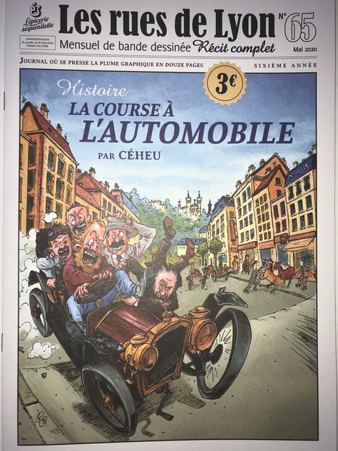 Couverture de l'album La course à l’automobile 
