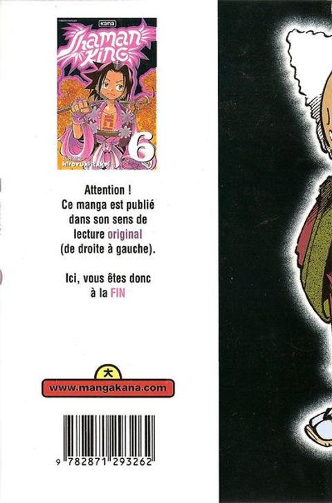 Aperçu de l'album Shaman King tome 6