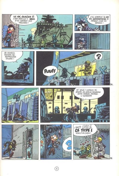 Aperçu de l'album Spirou et Fantasio (Black & White) tome 33 - Virus