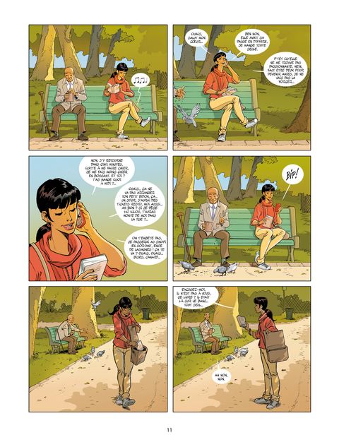 Aperçu de l'album Un Petit Livre Oublié sur un Banc tome 1