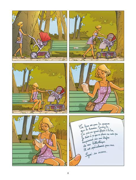 Aperçu de l'album Un Petit Livre Oublié sur un Banc tome 1