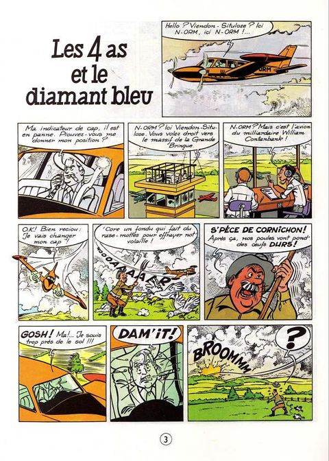 Aperçu de l'album Les 4 As tome 17 - Les 4as et le Diamant Bleu