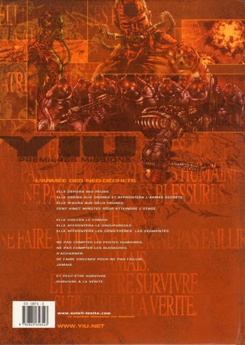 Aperçu de l'album Yiu - Premières Missions tome 1 - L'Armée des Néo-Déchets