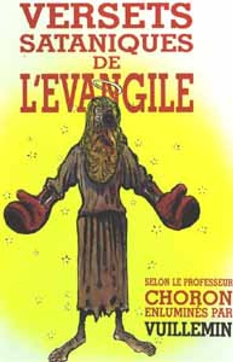 Couverture de l'album Versets sataniques de l'évangile.