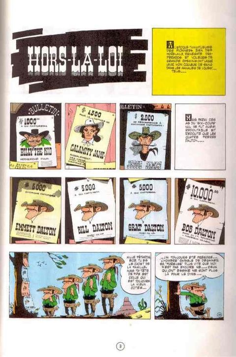Aperçu de l'album Lucky Luke (Dupuis) tome 6 - Hors-la-loi