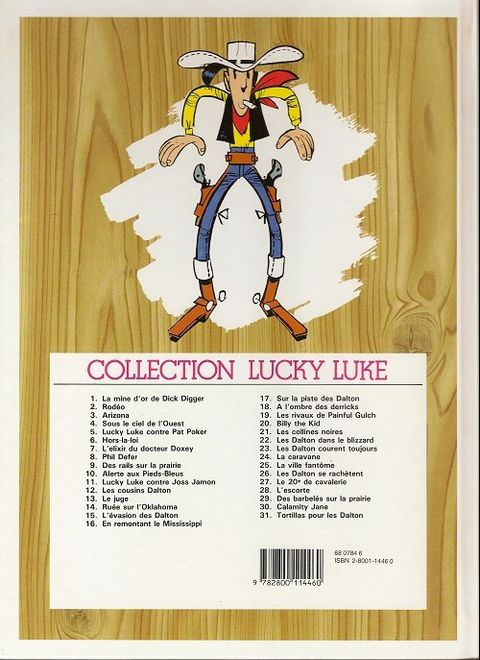 Aperçu de l'album Lucky Luke (Dupuis) tome 6 - Hors-la-loi