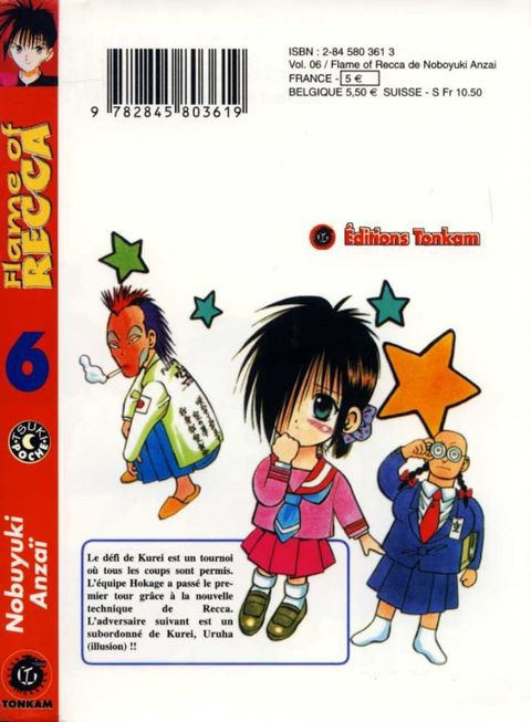 Aperçu de l'album Flame of Recca tome 6