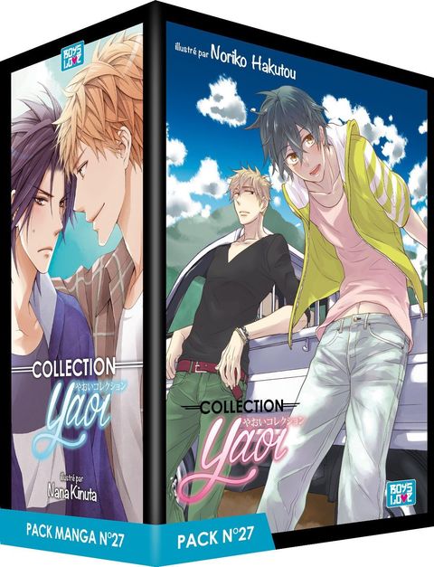 Couverture de l'album Pack Boy's Love - Pack 27 - 5 Mangas (Livres) - Yaoi