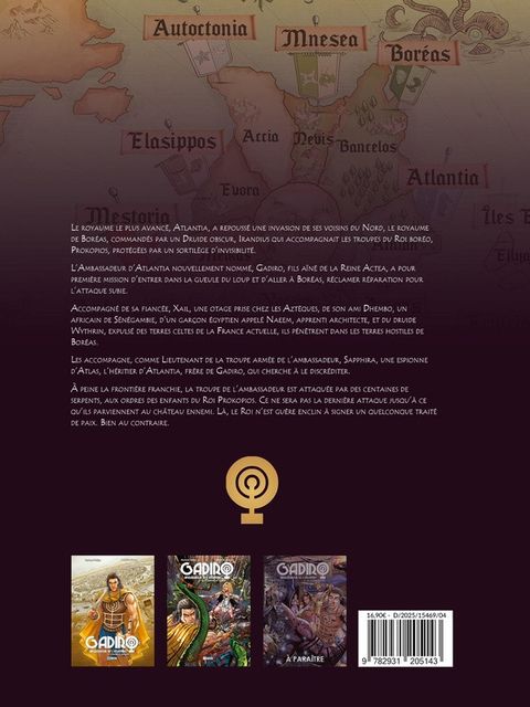 Aperçu de l'album Gadiro : Ambassadeur de l'Atlantide tome 2 - Le Serpent de Boréas