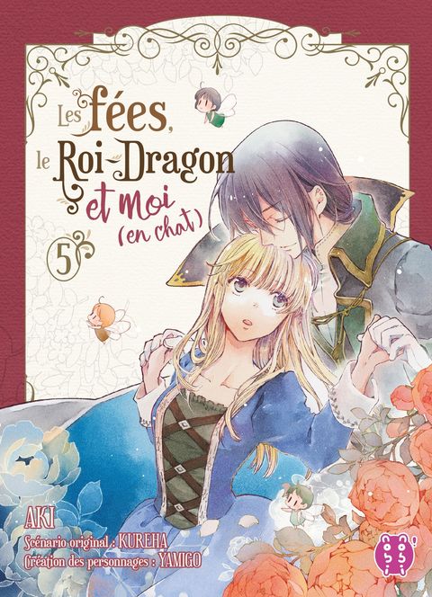 Couverture de l'album Les fées, le roi-dragon et moi (en chat)