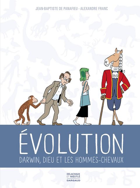 Couverture de l'album Darwin, Dieu et les hommes chevaux