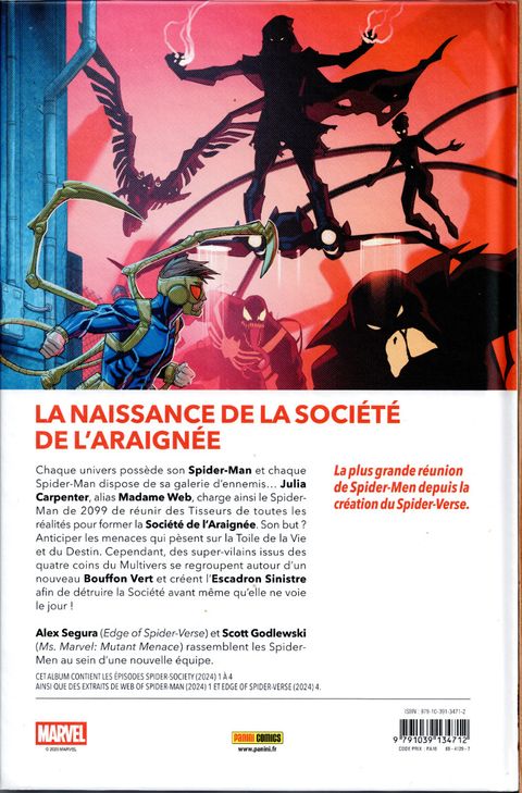Aperçu de l'album Spider-Society tome 1 - Place aux spidernautes