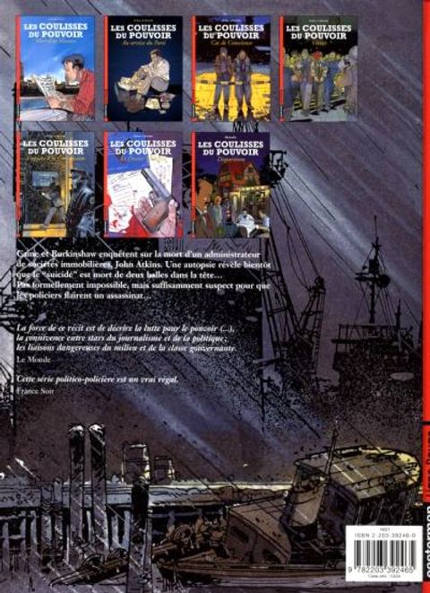 Aperçu de l'album Les Coulisses du Pouvoir tome 7 - Disparitions