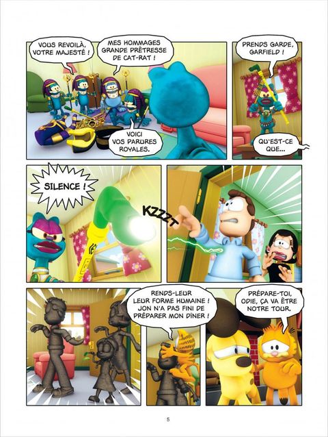 Aperçu de l'album Garfield & Cie tome 14 - La Revanche des Egyptochats