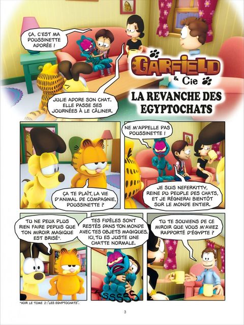 Aperçu de l'album Garfield & Cie tome 14 - La Revanche des Egyptochats