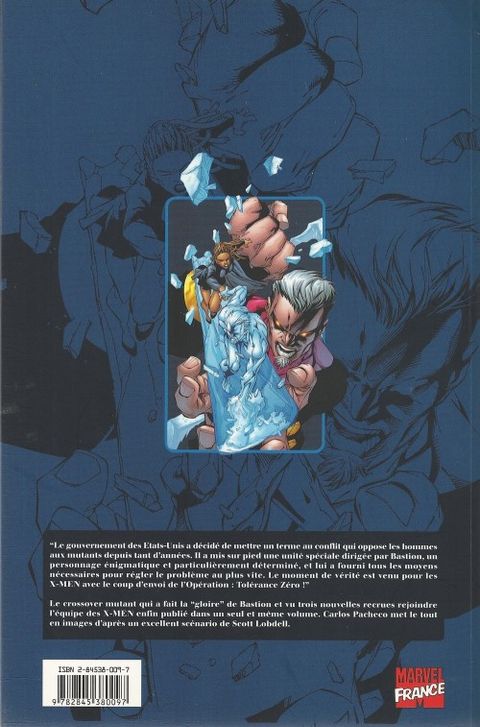Aperçu de l'album X-Men tome 2 - Opération Tolérance Zéro