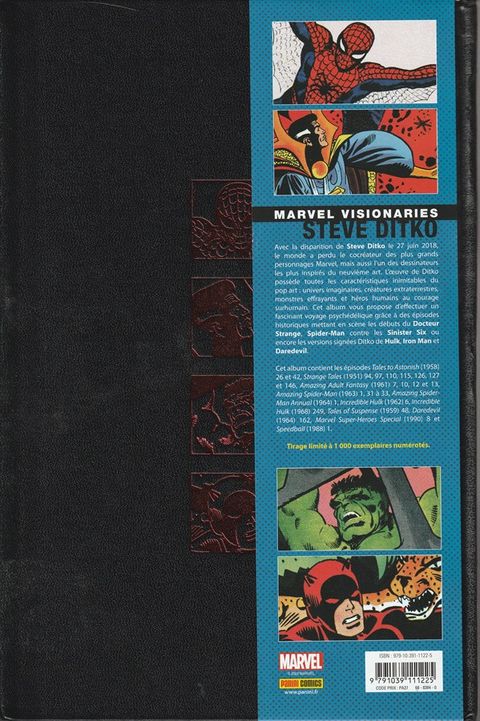 Aperçu de l'album Marvel Visionnaries - Steve Ditko