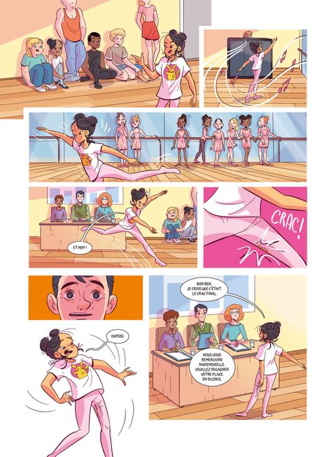Aperçu de l'album La magie de la danse tome 1 - Les auditions