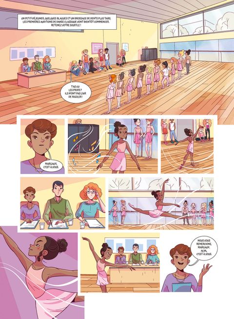 Aperçu de l'album La magie de la danse tome 1 - Les auditions