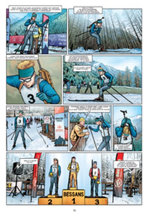 Aperçu de l'album Les aventures de Lucas - Champion de biathlon tome 3 - Champion de biathlon