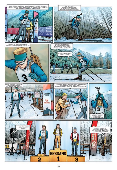 Aperçu de l'album Les aventures de Lucas - Champion de biathlon tome 3 - Champion de biathlon