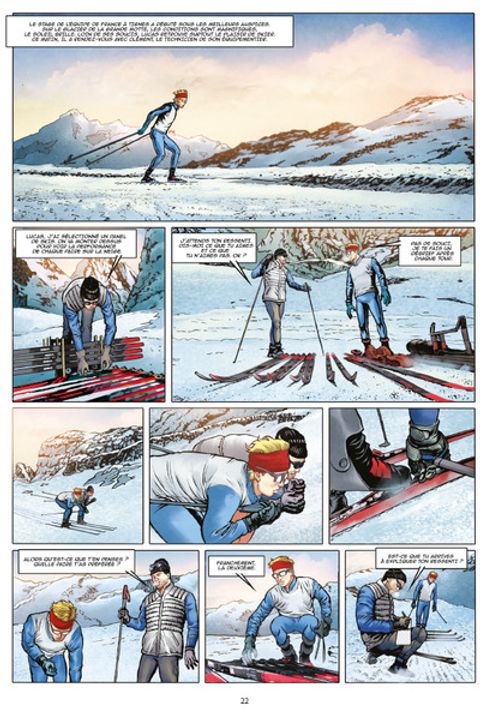 Aperçu de l'album Les aventures de Lucas - Champion de biathlon tome 3 - Champion de biathlon