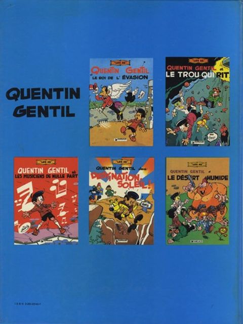 Aperçu de l'album Les As tome 5 - Quentin Gentil et le Désert Humide