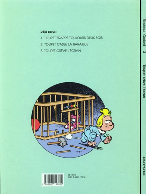 Aperçu de l'album Toupet tome 3 - Toupet Creve l'Ecran