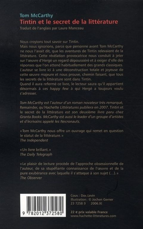 Aperçu de l'album Tintin (Autour de la BD) tome 2006 - Tintin et le secret de la littérature