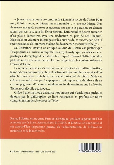 Aperçu de l'album Tintin (Autour de la BD) tome 2016 - Le mystère Tintin - les raisons d'un succès universel