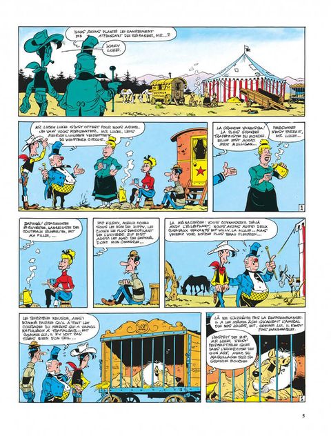 Aperçu de l'album Lucky Luke (Dargaud) tome 5 - Western Circus