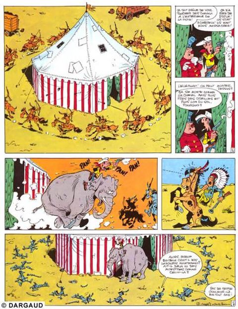 Aperçu de l'album Lucky Luke (Dargaud) tome 5 - Western Circus