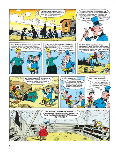 Aperçu de l'album Lucky Luke (Dargaud) tome 5 - Western Circus