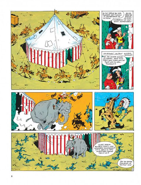 Aperçu de l'album Lucky Luke (Dargaud) tome 5 - Western Circus