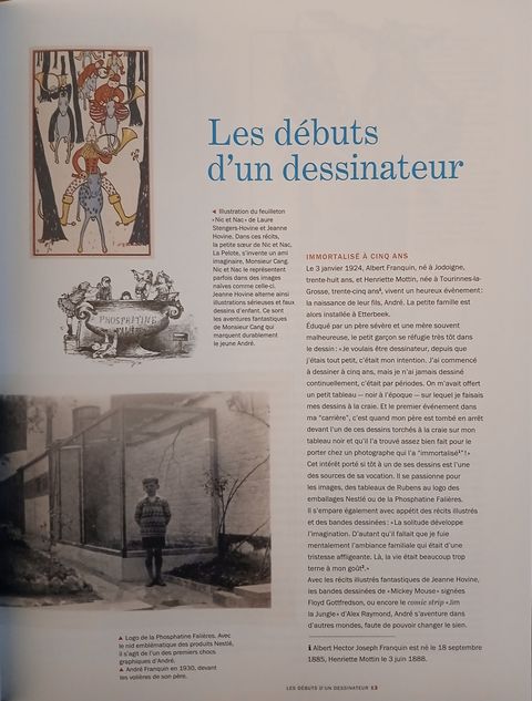 Aperçu de l'album Spirou et Fantasio (Int. Chronologique) tome 1 - Les débuts d'un dessinateur (1940-1950)