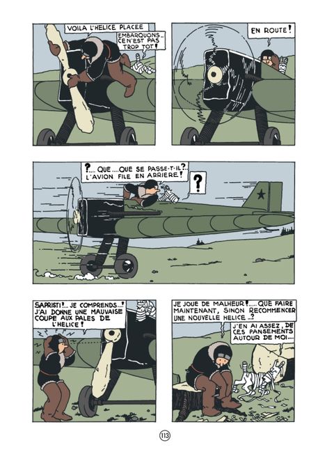 Aperçu de l'album Tintin tome 1 - Tintin au pays des Soviets