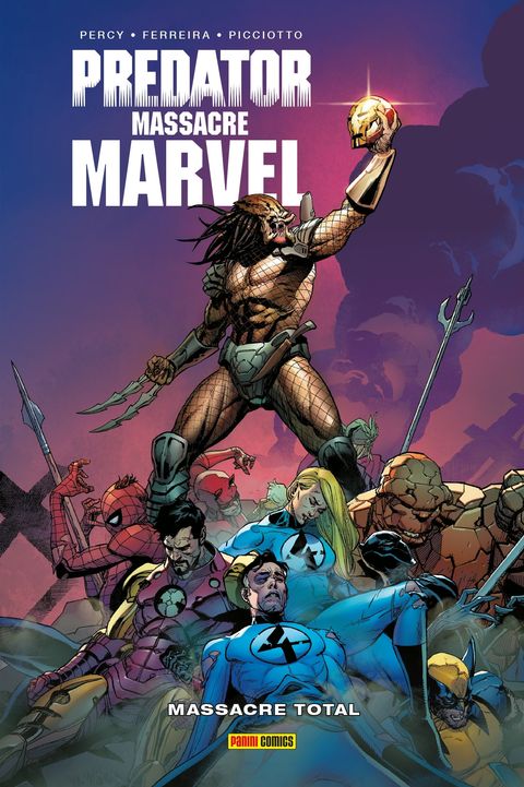 Couverture de l'album Predator kills the Marvel Universe