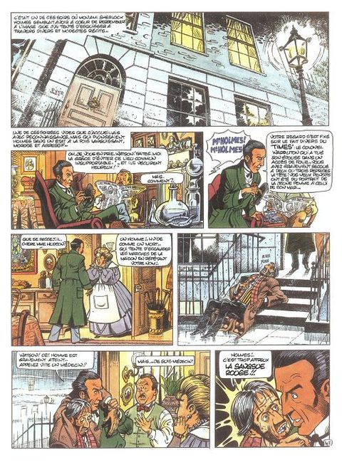 Aperçu de l'album Le Masque présente Sherlock Holmes tome 1 - La Sangsue Rouge