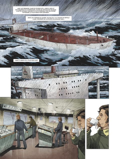 Aperçu de l'album Fortunes de mer tome 4 - L'Amoco Cadiz
