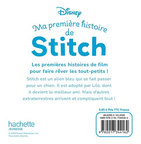 Aperçu de l'album Disney mes premières histoires - Ma première histoire de Stitch - L'histoire de Lilo et Stitch