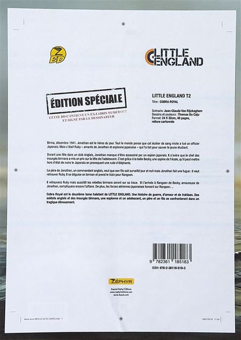 Aperçu de l'album Little England tome 2 - Cobra Royal
