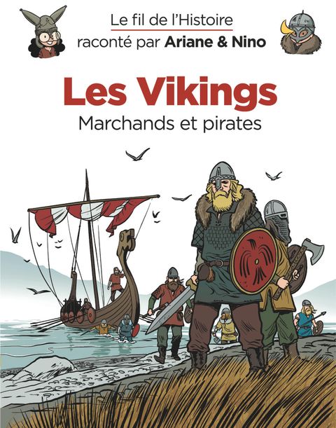Couverture de l'album Les vikings : marchands et pirates