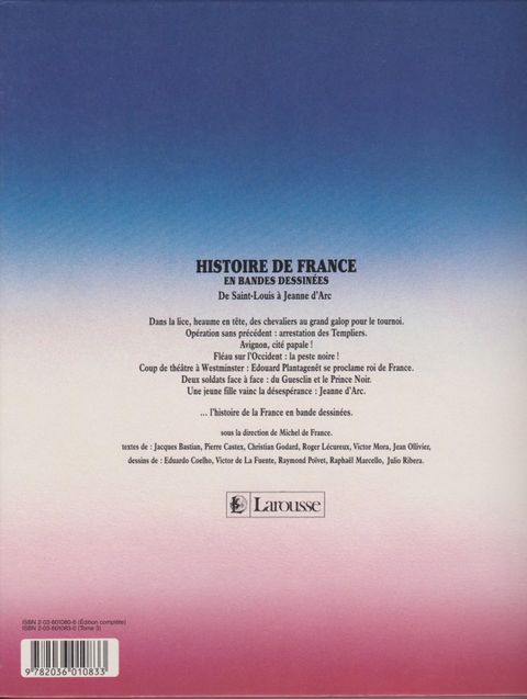 Aperçu de l'album Histoire de France en Bandes Dessinées tome 3 - de Saint-Louis à Jeanne d'Arc