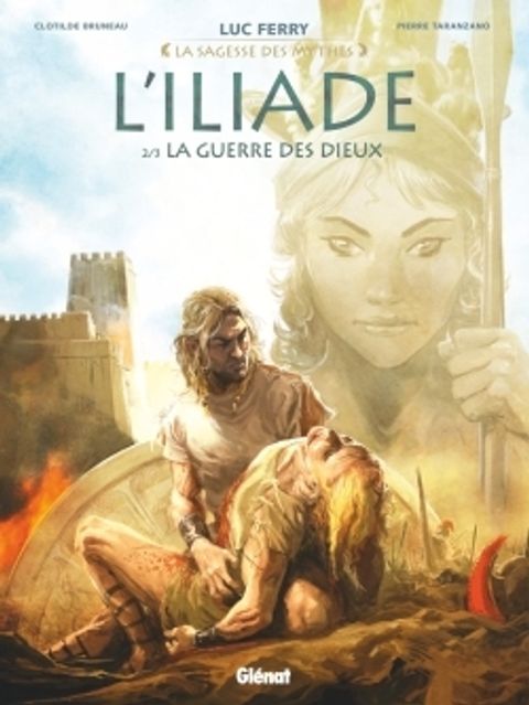 Couverture de l'album L'Iliade - 2/3 - La Guerre des Dieux
