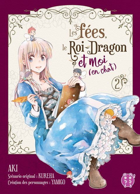 Couverture de l'album Les fées, le roi-dragon et moi (en chat)